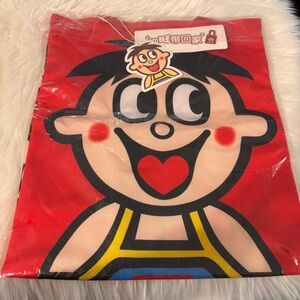 Wang Wang Cartoon Character Red Tote Bag